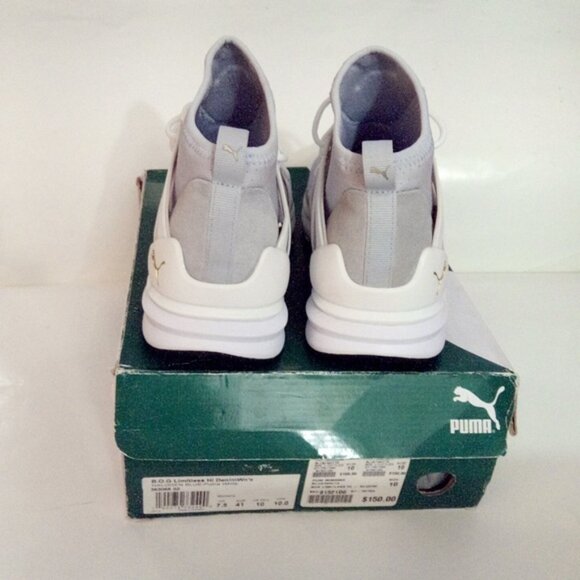 B.O.G. Limitless Hi Denim Women's Halogen Blue-Puma White Size 10 - Picture 8 of 17